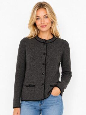 Kontatto Italian Alpaca Wool Knit Cardigan
